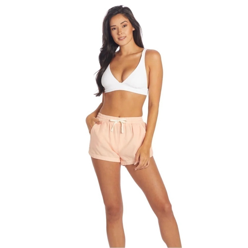 Billabong Road Trippin Shorts In Peach Pit Color 100% Cotton Side Pockets Small